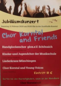 Jubiläumskonzert 100 Jahre Chor Korntal, 60 Jahre Frauenchor @ Stadthalle Korntal